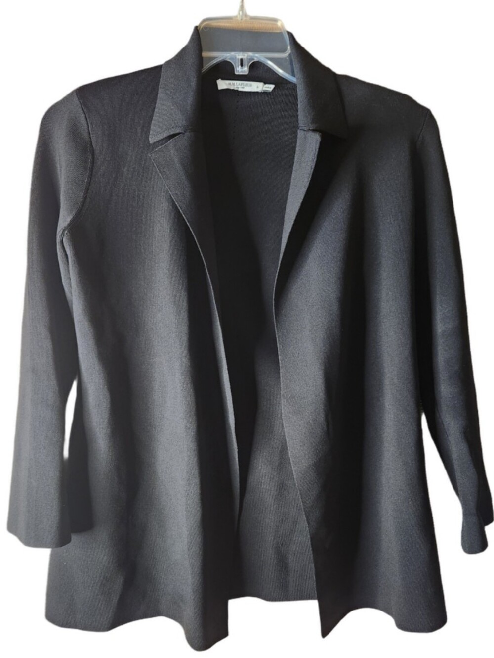 MM Lafleur Black Open-Front Women's Blazer Size Small